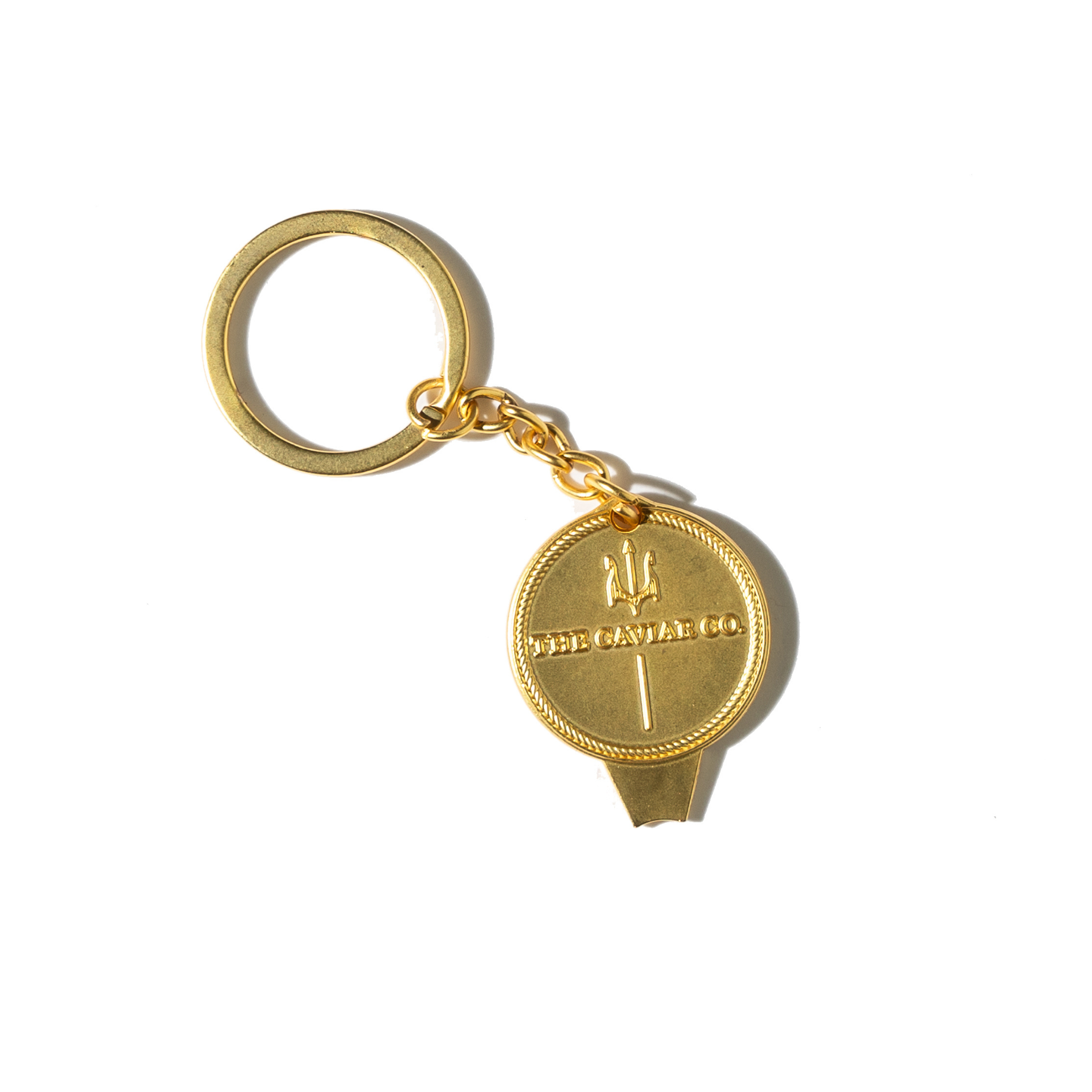 Gold Caviar Tin Key