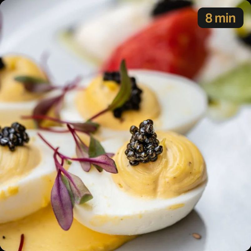Holiday Brunch Deviled Eggs
